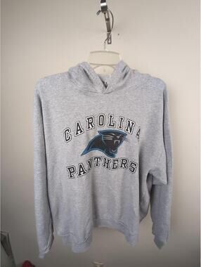 Carolina Panthers Vintage 90s Grey Hoodie Men’s Size XL